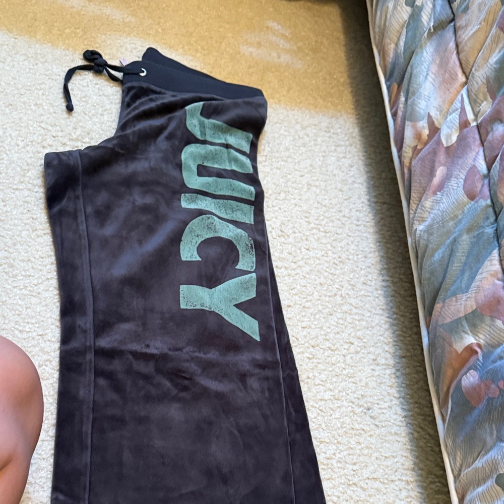 Juicy Couture Dark Navy Velour pants
